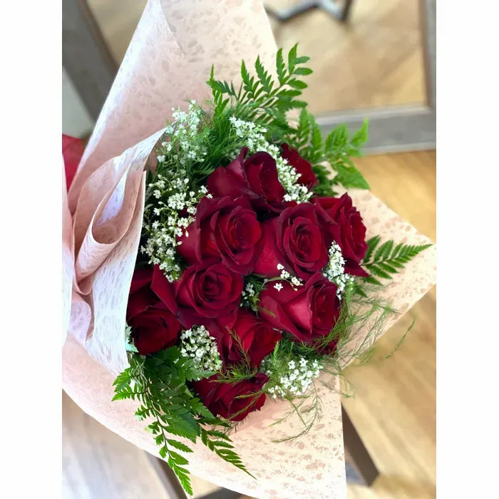 Dozen Roses Premium Wrap