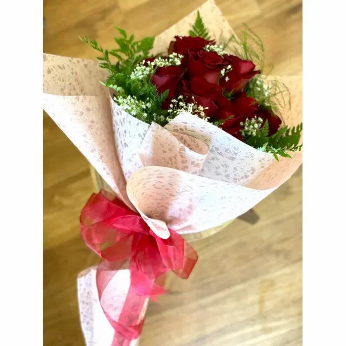 Dozen Roses Premium Wrap